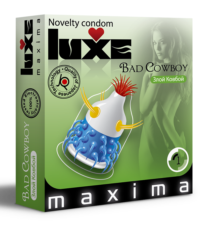 LUXE MAXIMA №1 Презервативы BAD COWBOY