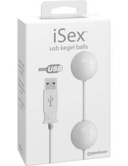 iSex вагинальные шарики с вибрацией, с USB зарядным устройством