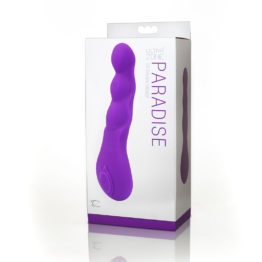 Вибромассажер стимулятор точки G UltraZone Paradise 9X Silicone Vibrator, Purple