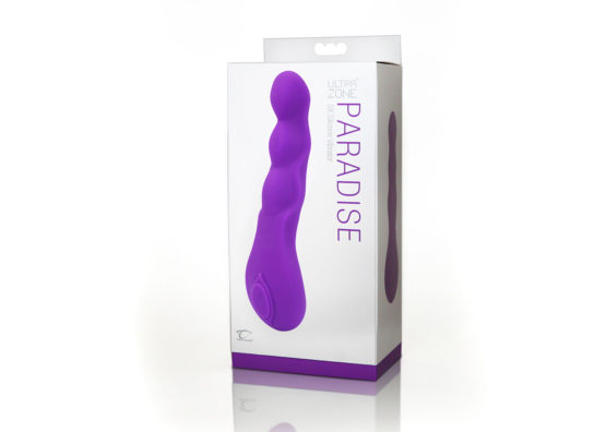 Вибромассажер стимулятор точки G UltraZone Paradise 9X Silicone Vibrator, Purple