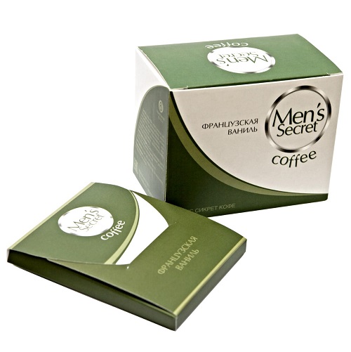 Мужские Менс Сикрет Кофе (напиток) французская ваниль 6 шт/упак, MS-01