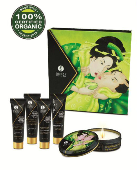 Набор Geisha's Secret ОРГАНИКА Экзотический зеленый чай 5 предметов