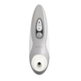 Стимулятор клитора WOMANIZER PRO 40 бело-серебряный