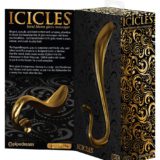 Фаллоимитатор ICICLES Gold Edition G spot G02 золотой