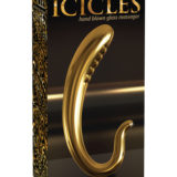 Фаллоимитатор ICICLES Gold Edition G spot G03 золотой