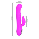 INTIMATE вибромассажер -ротатор с клиторальным стимулятором водонепронецаемый