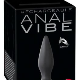 Анальная пробка с вибрацией и присоской Rechargeable Anal Vibe