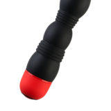 ВИБРАТОР TOYFA BLACK&RED, 10 РЕЖИМОВ ВИБРАЦИИ, СИЛИКОНОВЫЙ, КРАСНЫЙ, 11,4 СМ