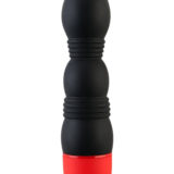 ВИБРАТОР TOYFA BLACK&RED, 10 РЕЖИМОВ ВИБРАЦИИ, СИЛИКОНОВЫЙ, КРАСНЫЙ, 11,4 СМ