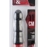 ВИБРАТОР TOYFA BLACK&RED, 10 РЕЖИМОВ ВИБРАЦИИ, СИЛИКОНОВЫЙ, КРАСНЫЙ, 11,4 СМ