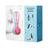 НАБОР ВАГИНАЛЬНЫХ ШАРИКОВ SATISFYER BALLS C03 SINGLE, СИЛИКОН, АССОРТИ, Ø 3,5 СМ