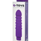 НЕРЕАЛИСТИЧНЫЙ ВИБРАТОР TOYFA A-TOYS , СИЛИКОН, ФИОЛЕТОВЫЙ, 17 СМ