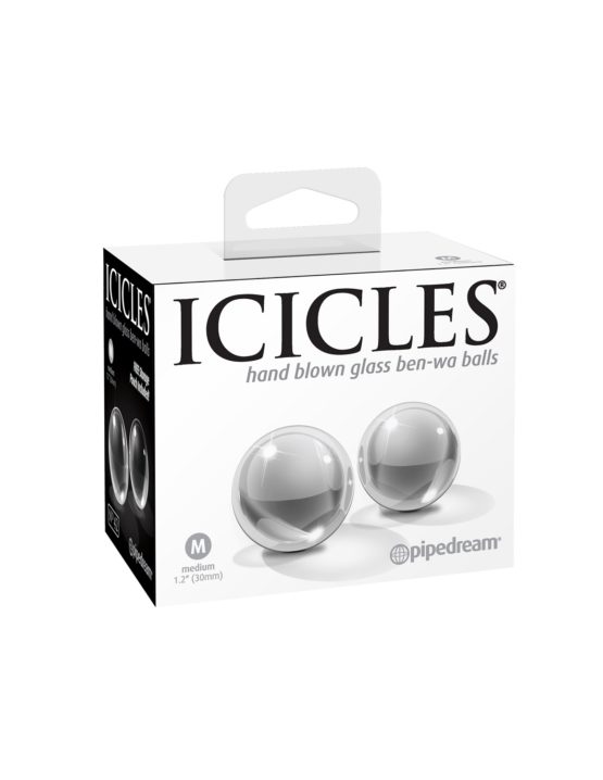 Стеклянные вагинальные шарики среднего размера Glass Ben Wa Balls Medium