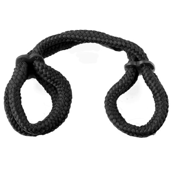 Фиксация унисекс черная Silk Rope Love Cuffs