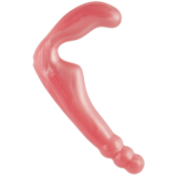Безременной страпон, стимулятор точки G без вибрации Platinum Premium Silicone - The Gal Pal - Pink